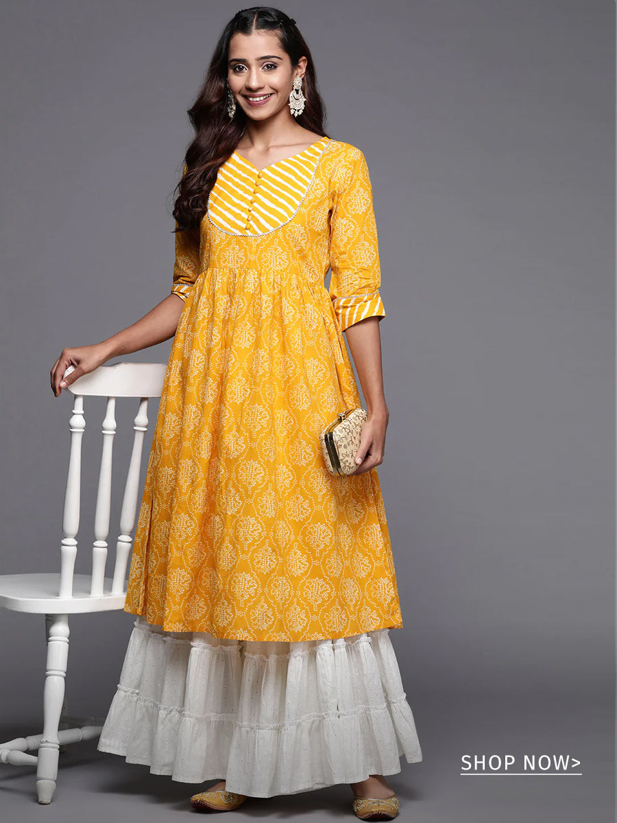 8 Best Kurti Designs For Ladies To Look Classy In 2023 - Needles & Thimbles